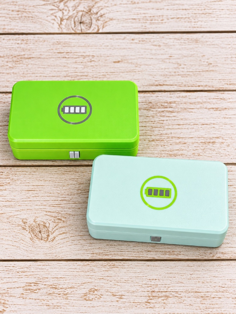 Custom 3D Printed AA & AAA Battery Storage Case